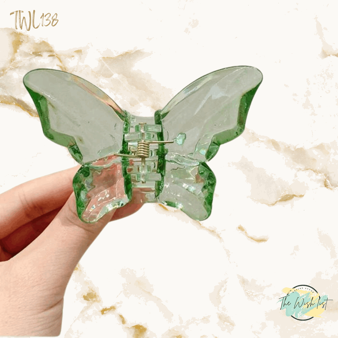Butterfly Style Lightweight Plastic Hair Clip