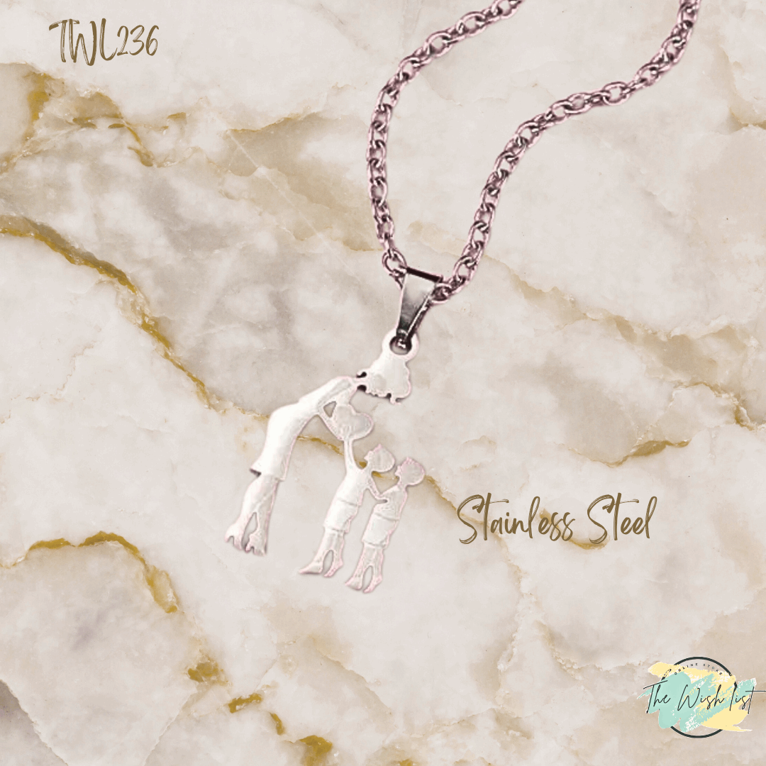 Assorted Mother & Children pendants/ Necklace - Stainless Steel