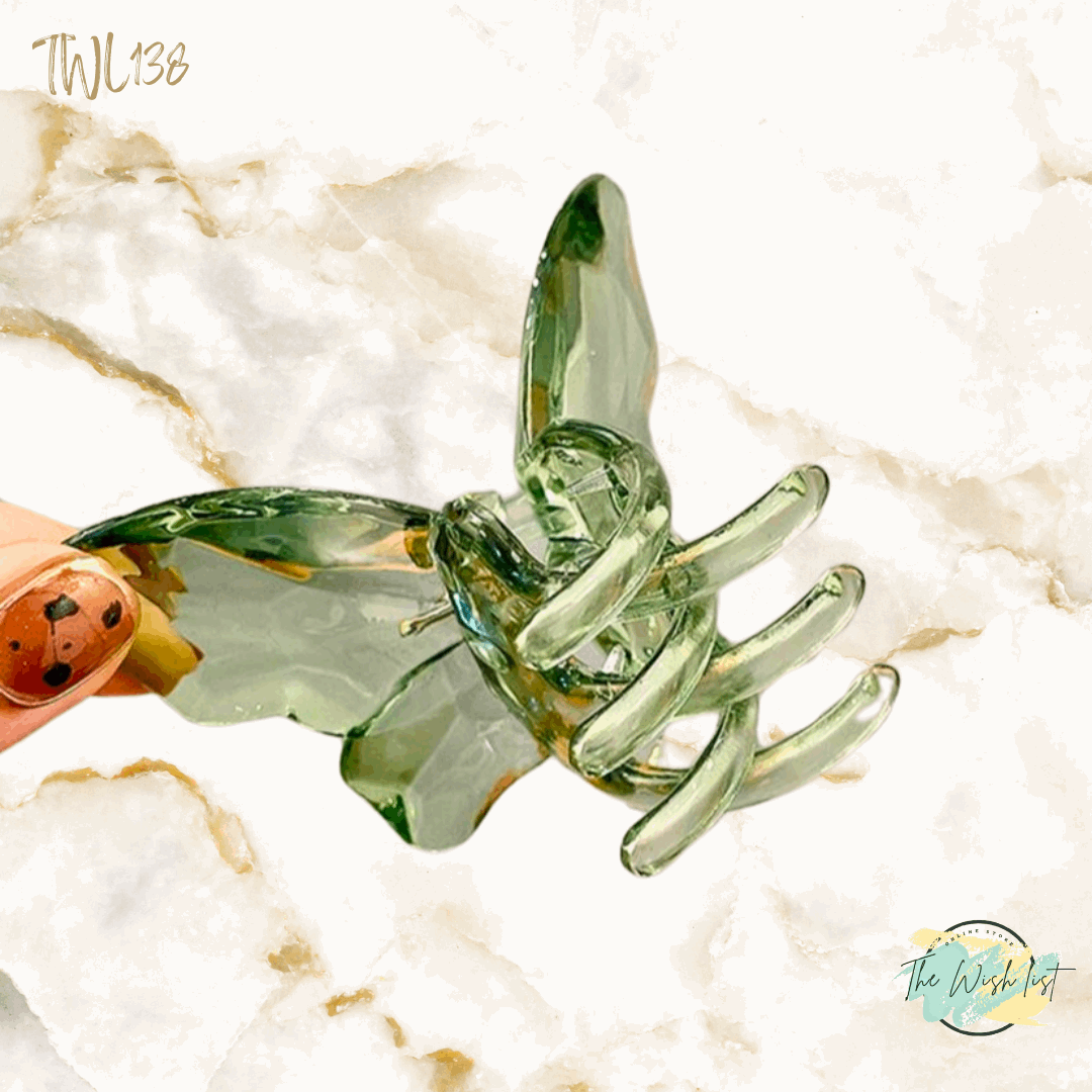 Butterfly Style Lightweight Plastic Hair Clip