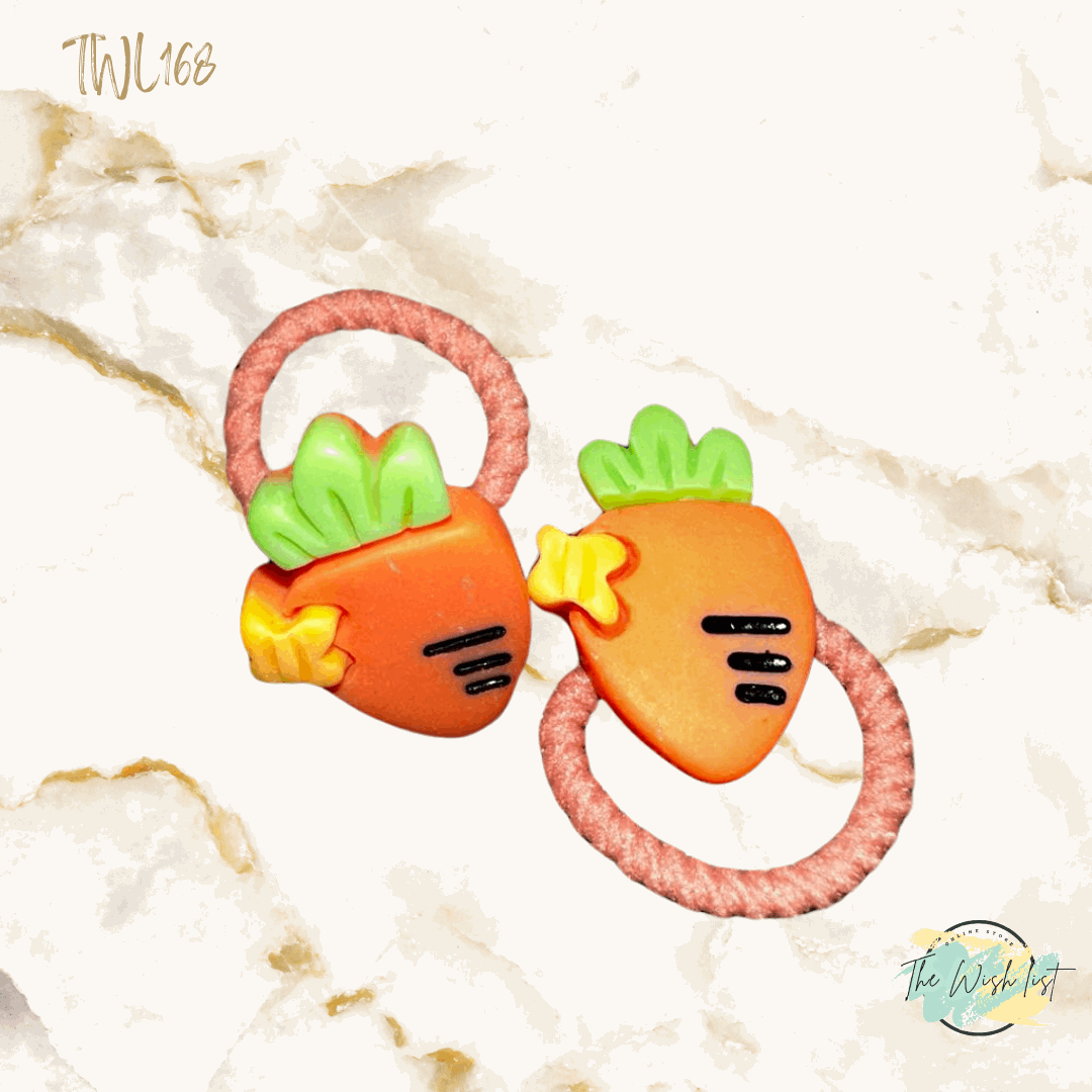 Character Hair Tie sets of 2 Pairs For Girls