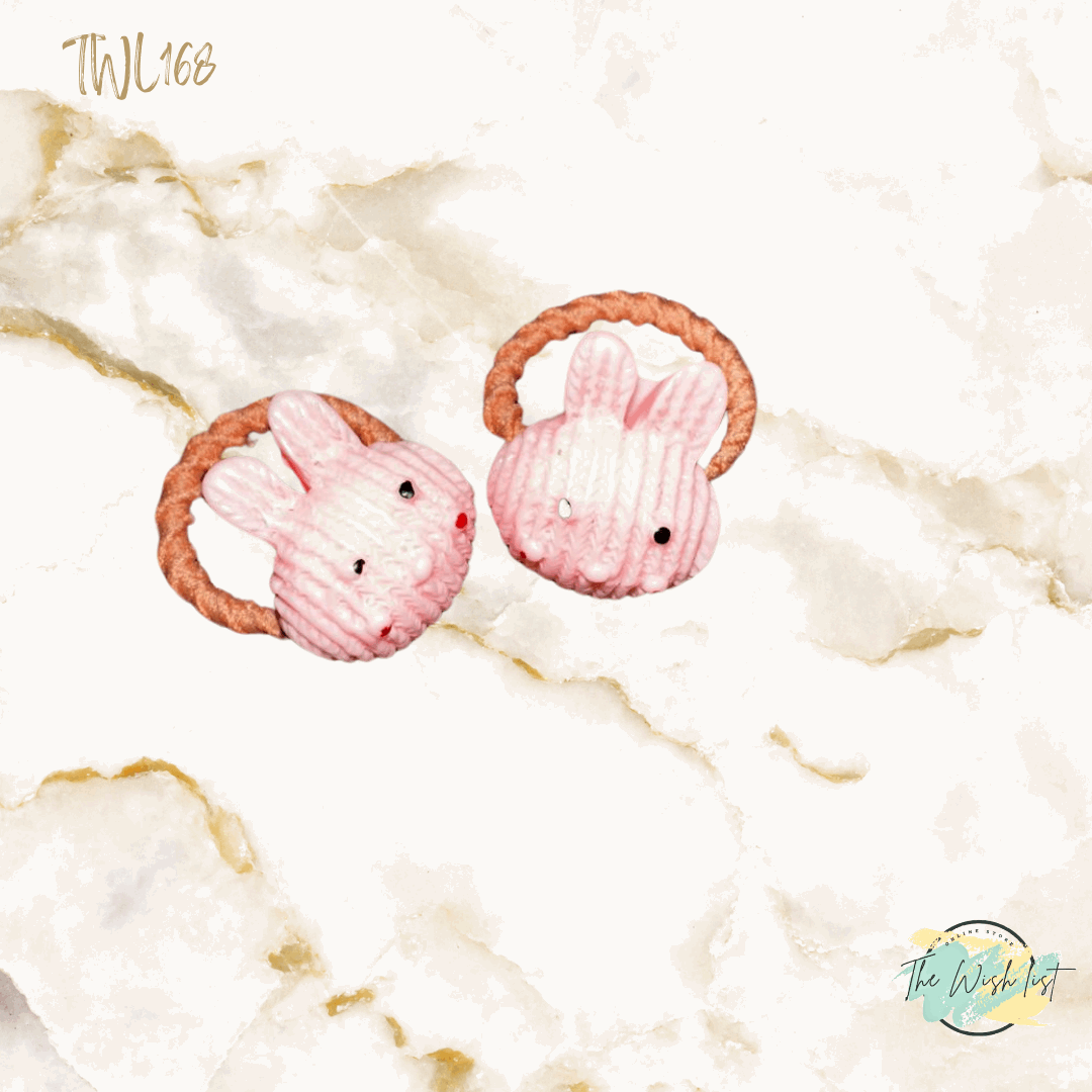 Character Hair Tie sets of 2 Pairs For Girls