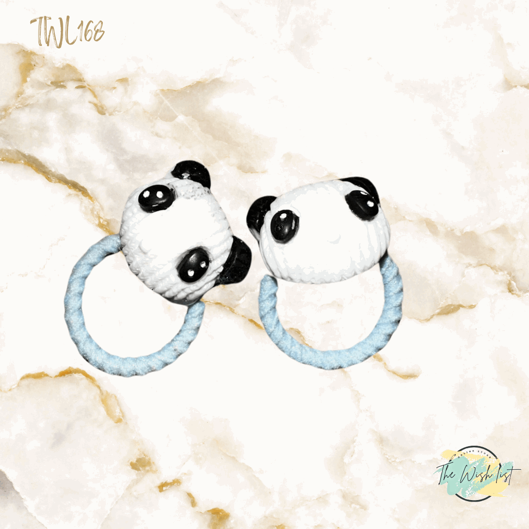 Character Hair Tie sets of 2 Pairs For Girls