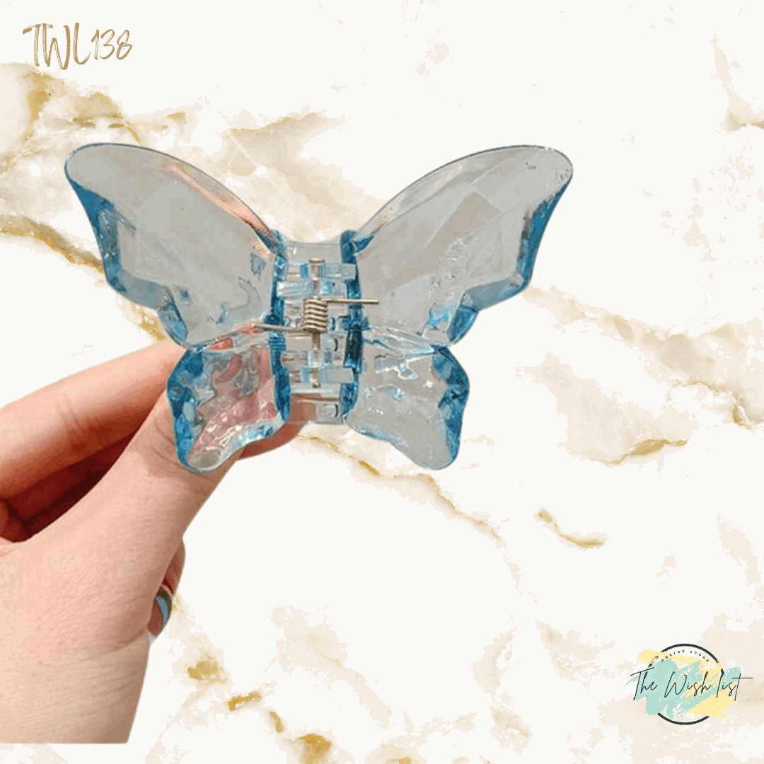 Butterfly Style Lightweight Plastic Hair Clip