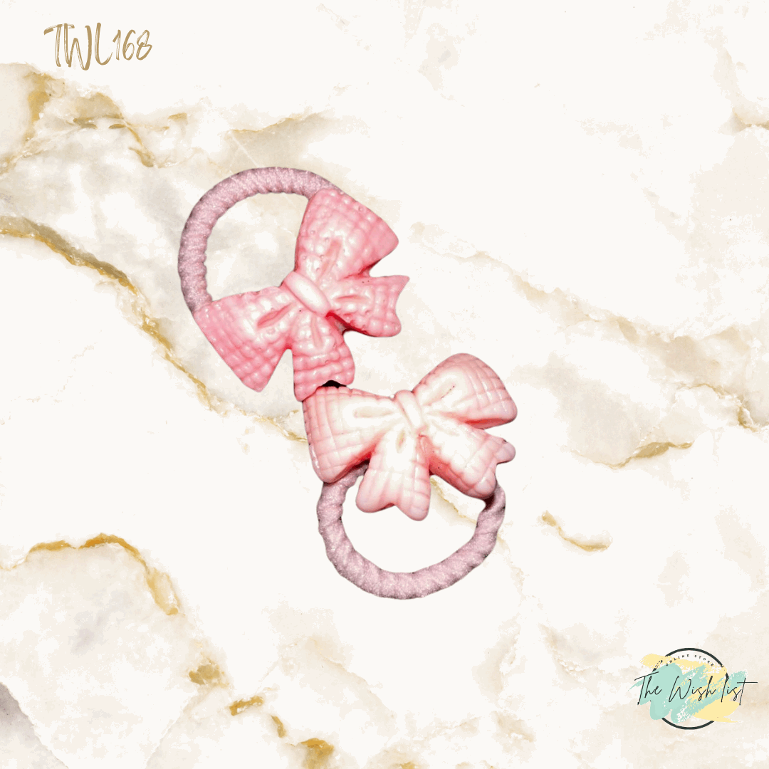 Character Hair Tie sets of 2 Pairs For Girls