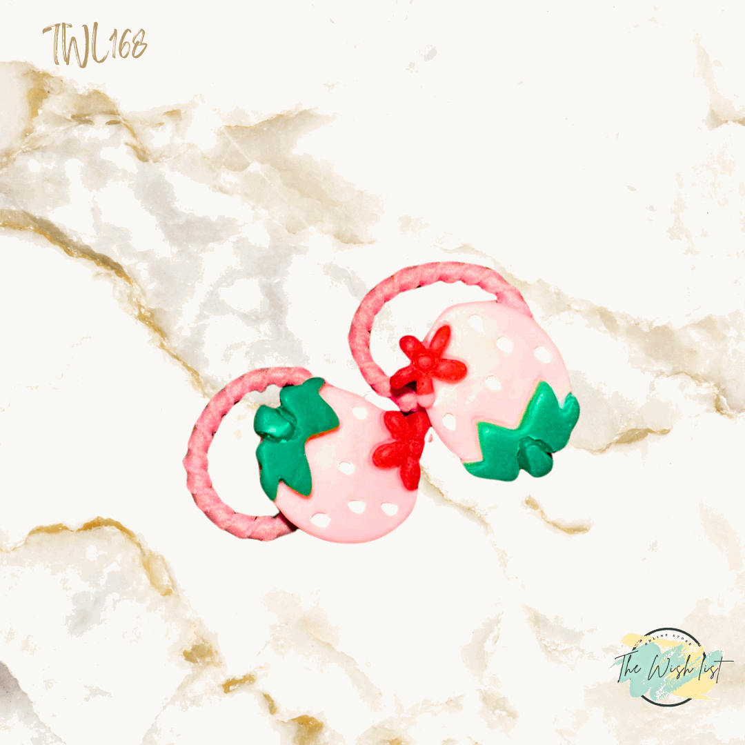 Character Hair Tie sets of 2 Pairs For Girls