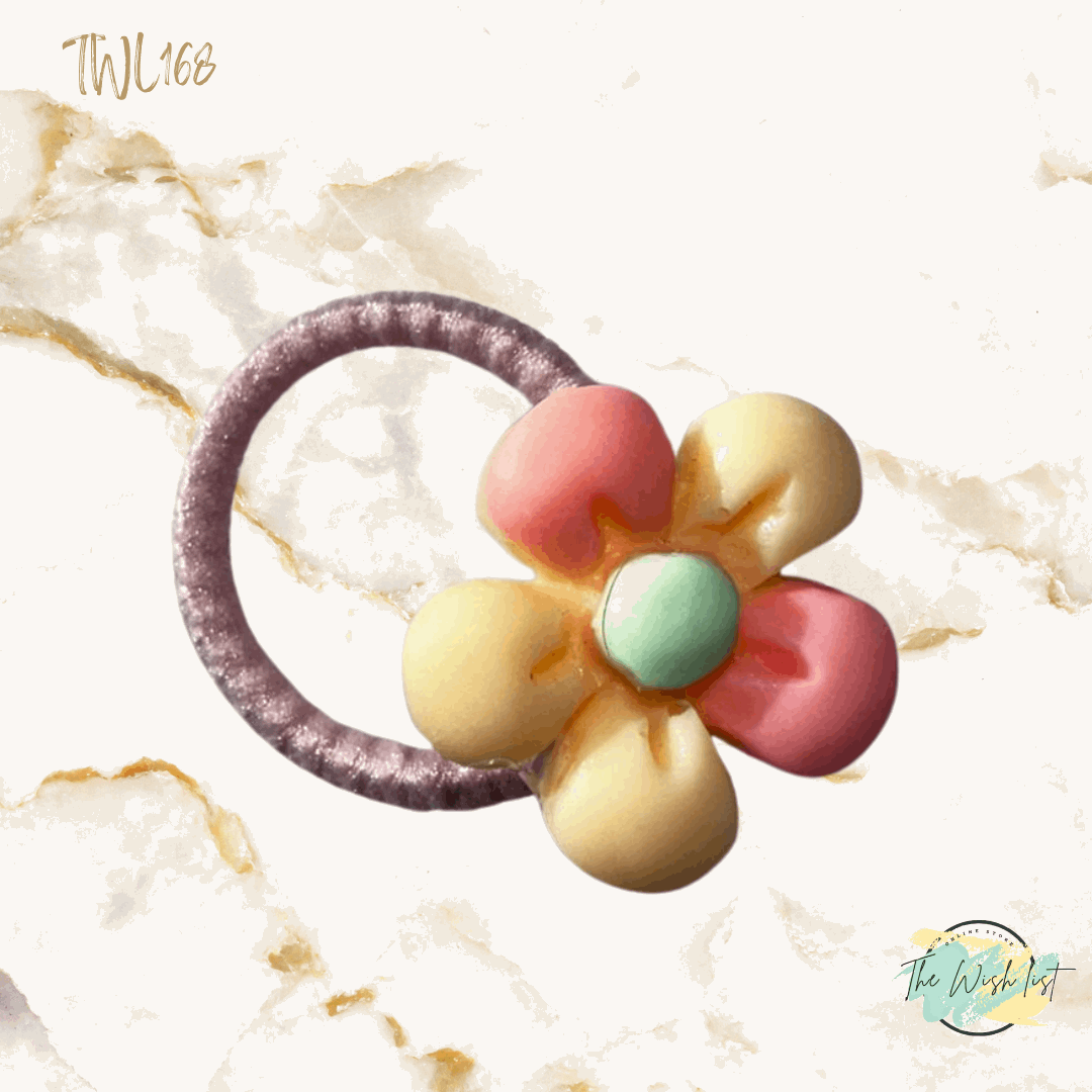 Character Hair Tie sets of 2 Pairs For Girls