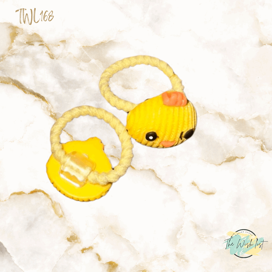 Character Hair Tie sets of 2 Pairs For Girls