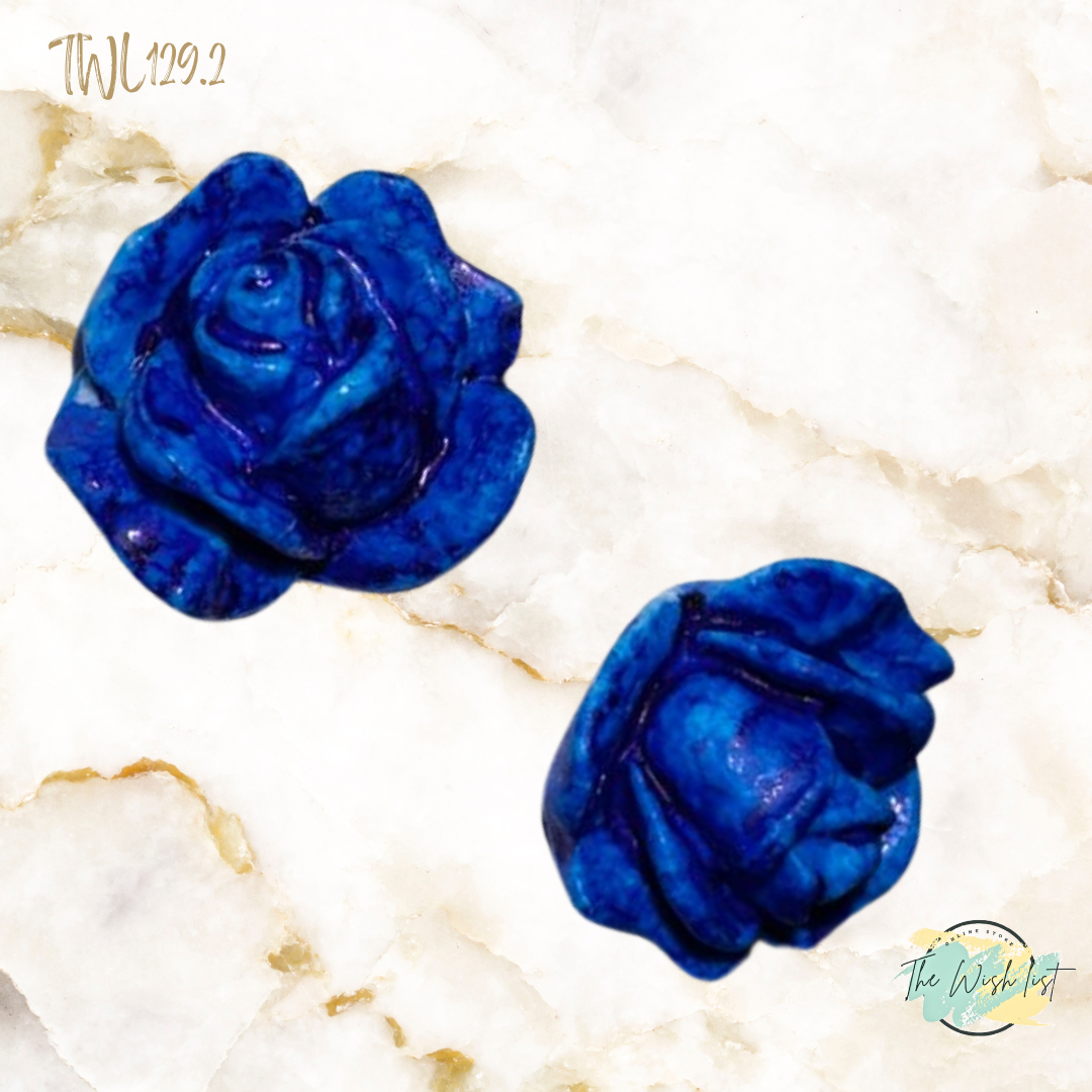 Women's Fashionable, Random Flower Shaped Polyresin - Effect Earrings