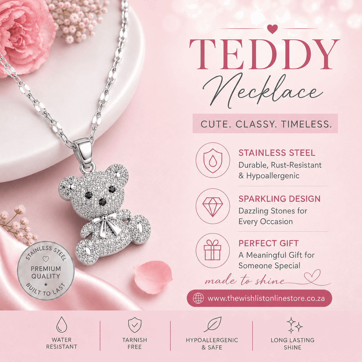 Janique's Teddy Necklace