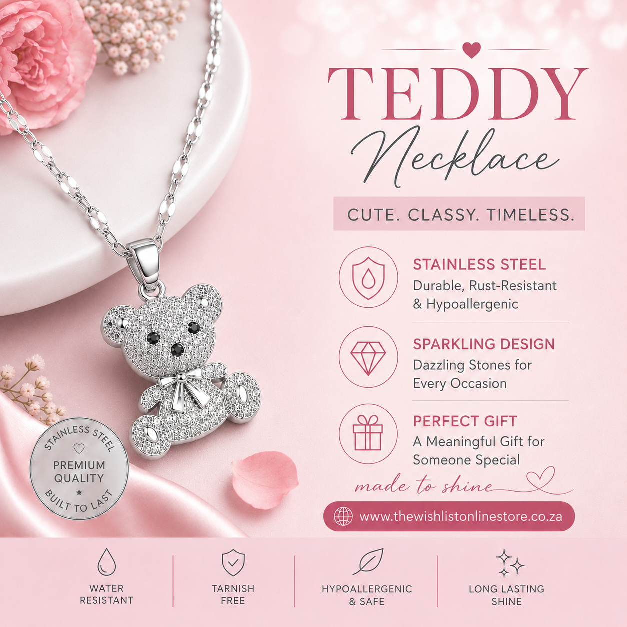 Janique's Teddy Necklace