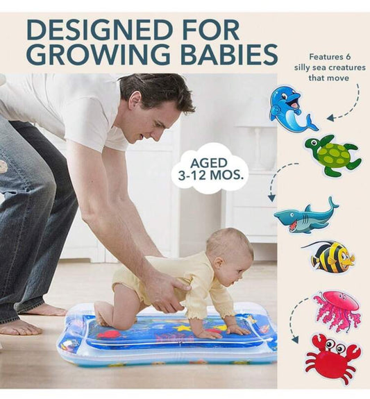 Jellyfish Thickened Baby Water Pad For Crawling And Training, Comfortable Cushion For, Promotes Sensory Development And Coordination Baby Toys, Toys For Infants, Tummy Time