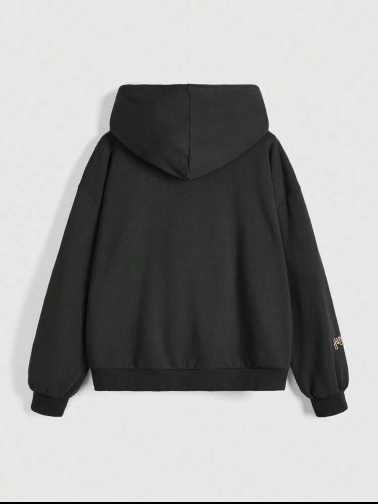 Harry Potter Women Embroidered Graphic Loose Fit Hooded Sweatshirt