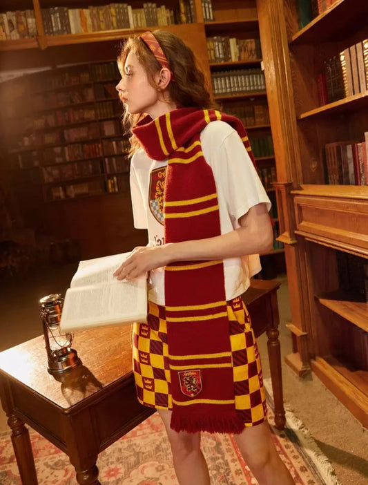 HARRY POTTER Gryffindor Color Block Striped Scarf